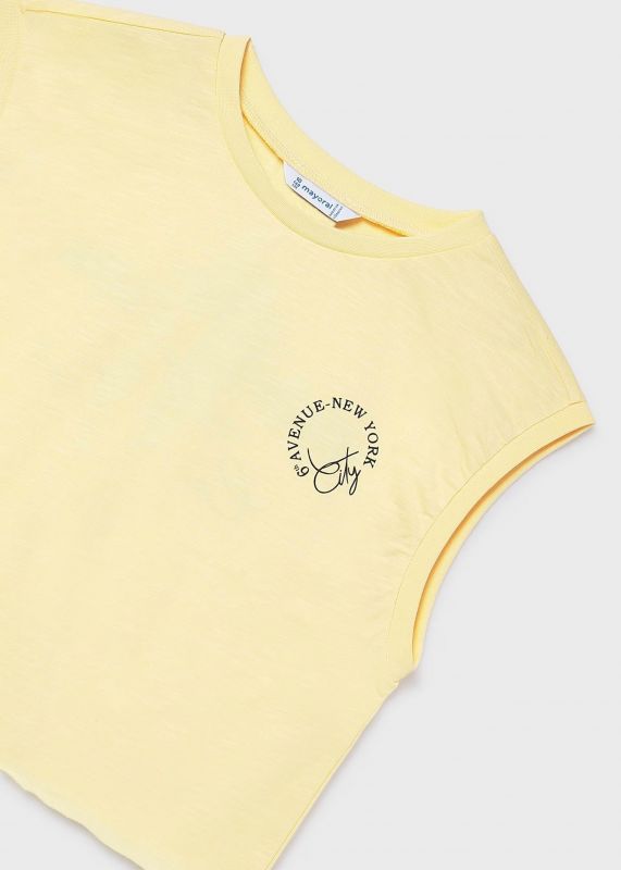 T-shirt manica corta Mayoral - giallo