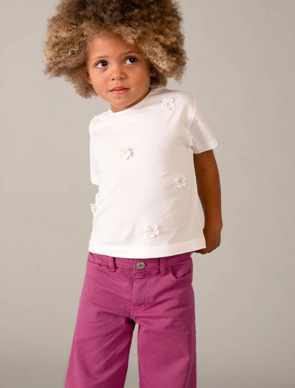 T-shirt manica corta Mayoral - bianco