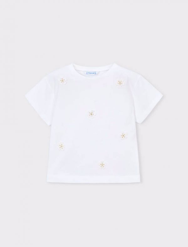 T-shirt manica corta Mayoral - bianco