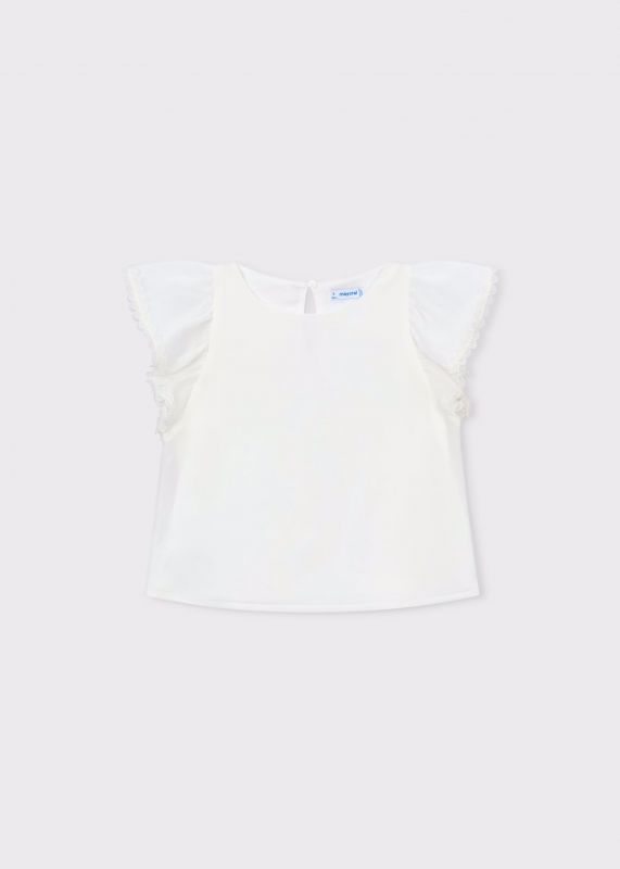 Camicia manica corta Mayoral - ecru