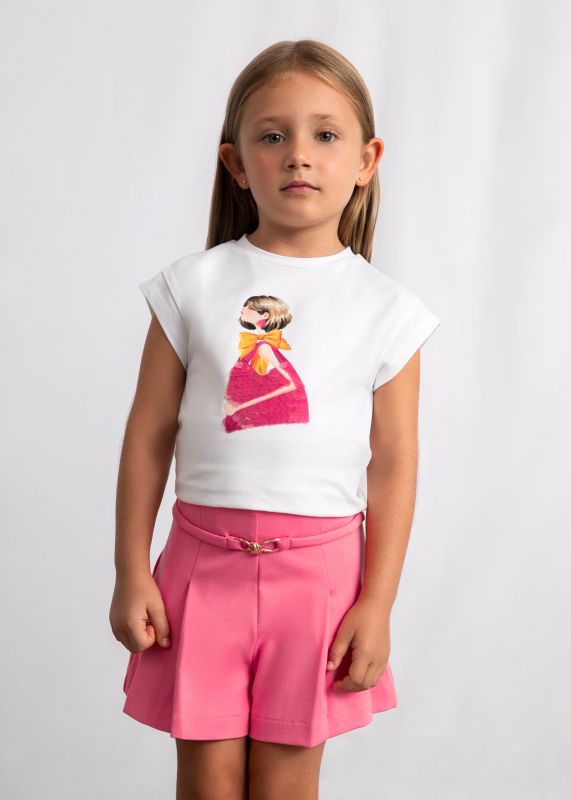 Pantalone corto Mayoral - geranio