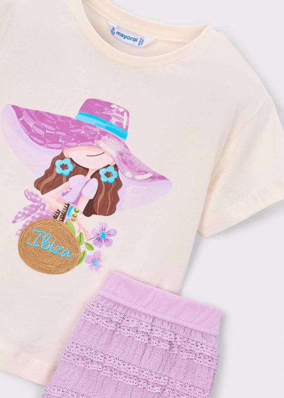 Completo 2 pezzi Mayoral - lilla