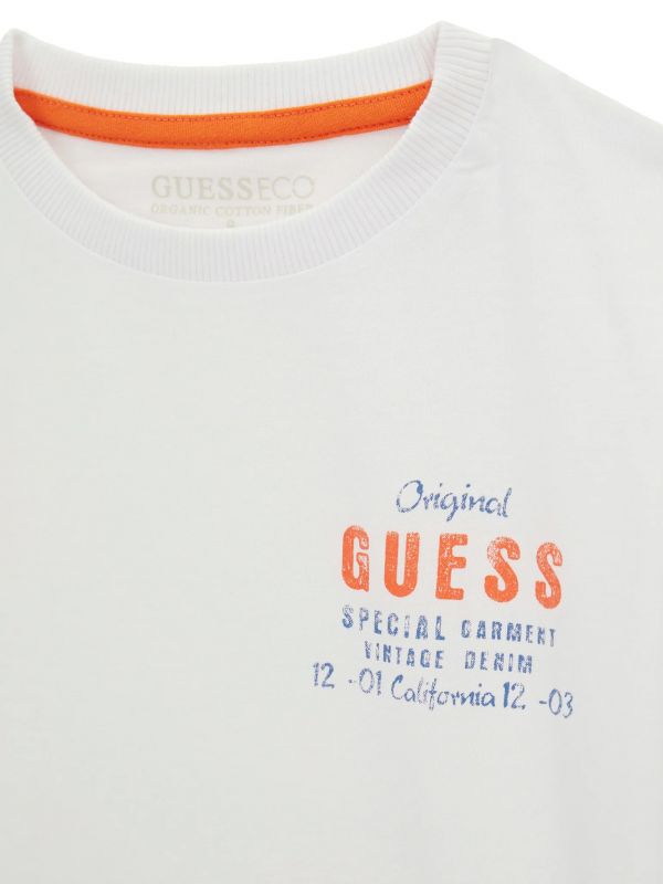 T-shirt manica corta Guess - bianco