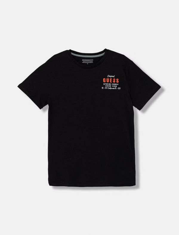 T-shirt manica corta Guess - nero
