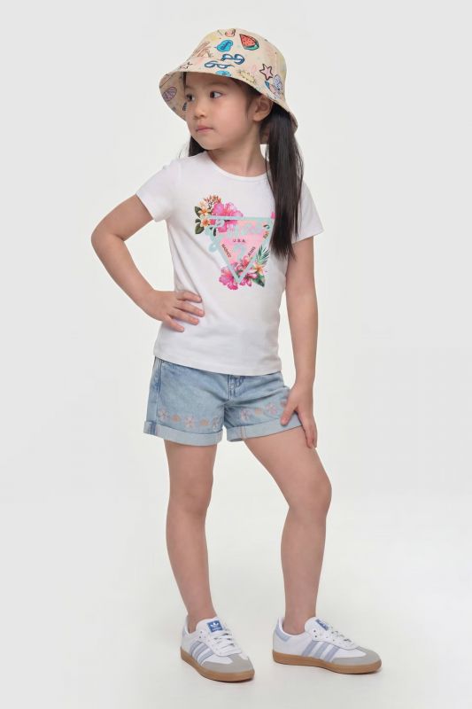 T-shirt manica corta Guess - bianco