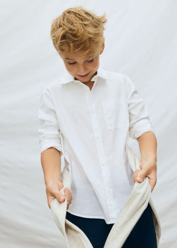 Camicia manica lunga Mayoral - bianco