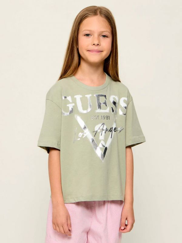 T-shirt manica corta Guess - militare
