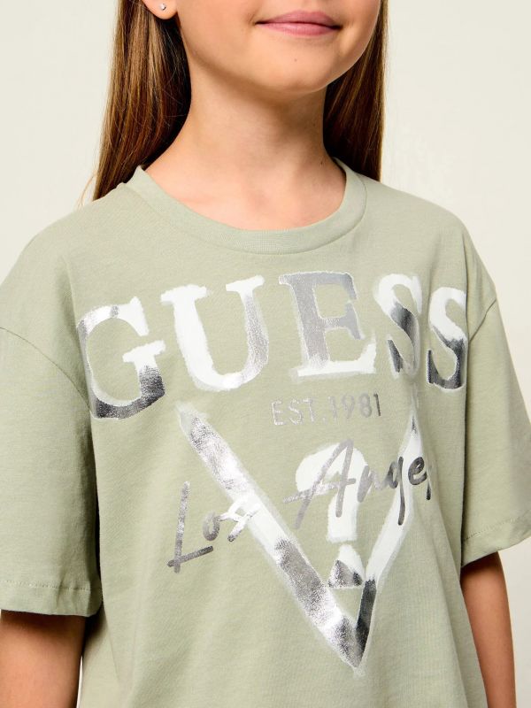 T-shirt manica corta Guess - militare