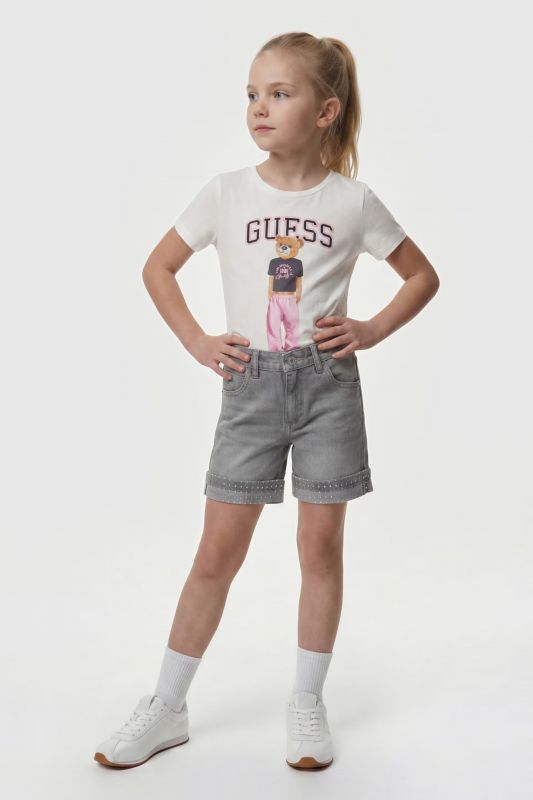 Bermuda jeans Guess - grey denim
