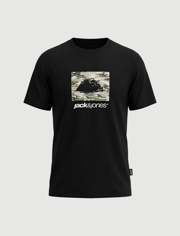 T-shirt manica corta Jack & Jones - black