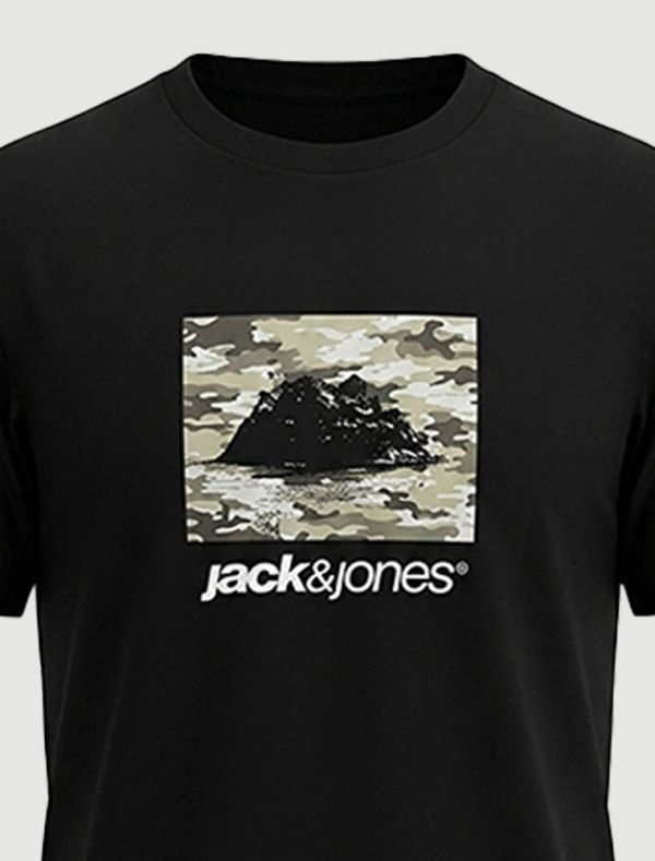 T-shirt manica corta Jack & Jones - black