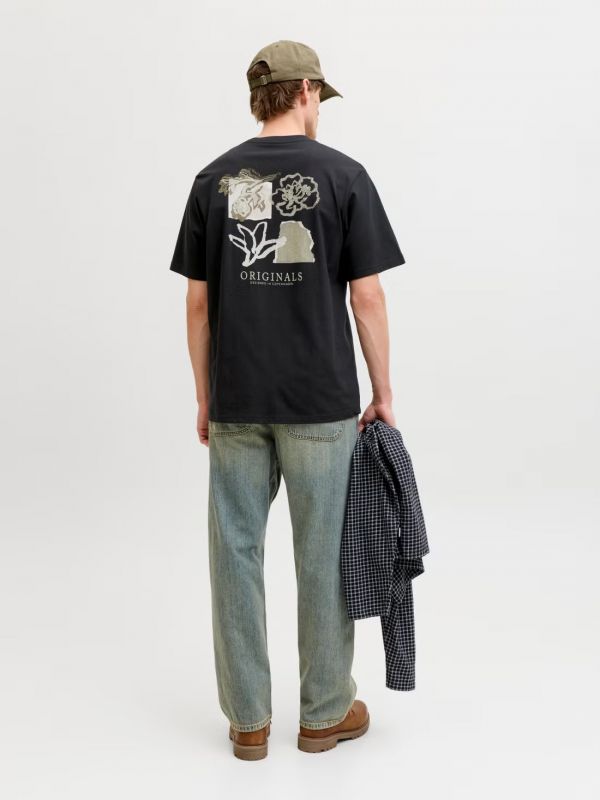 T-shirt manica corta Jack & Jones - black