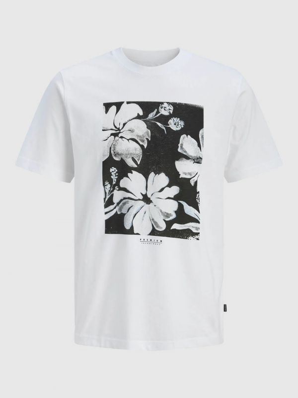 T-shirt manica corta Jack & Jones - bright white