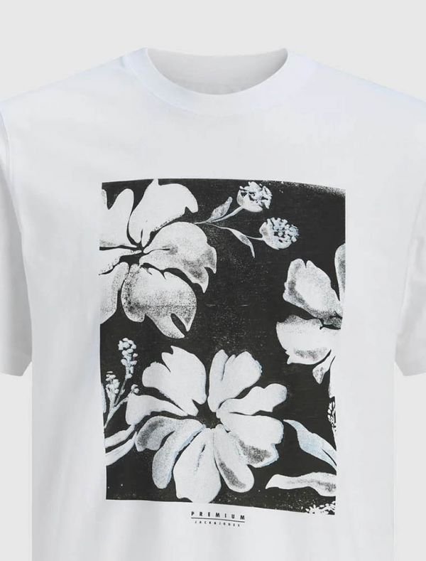 T-shirt manica corta Jack & Jones - bright white