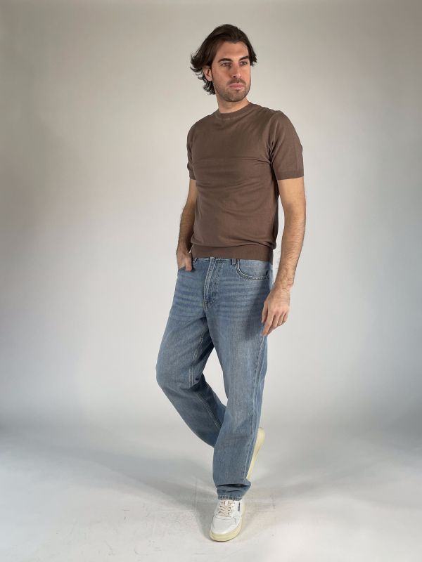 Maglia manica corta Seinse - fango