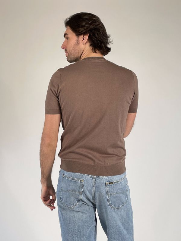 Maglia manica corta Seinse - fango