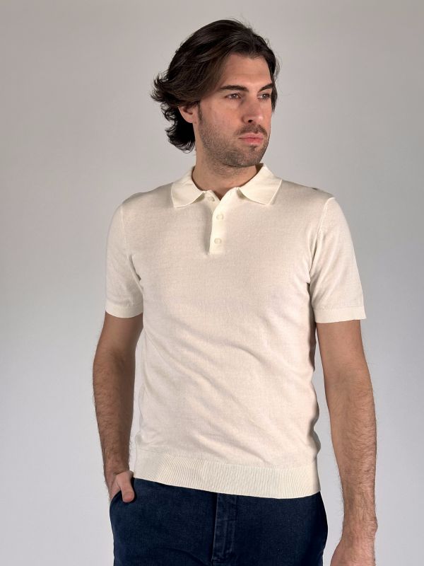 Polo manica corta Seinse - white