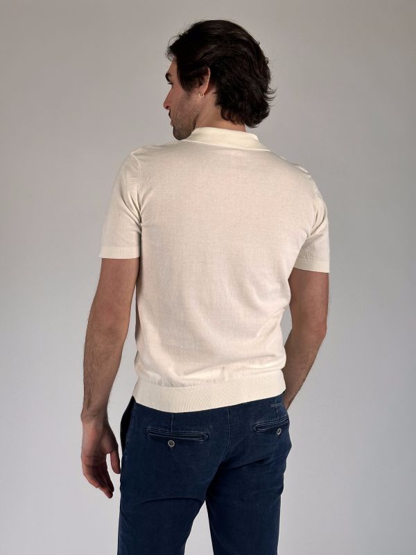 Polo manica corta Seinse - white