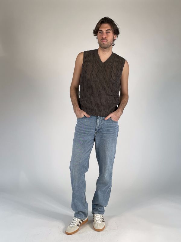 Pullover senza maniche Seinse - fango