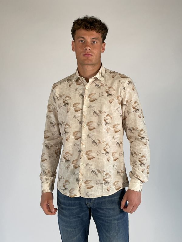 Camicia manica lunga Seinse - beige