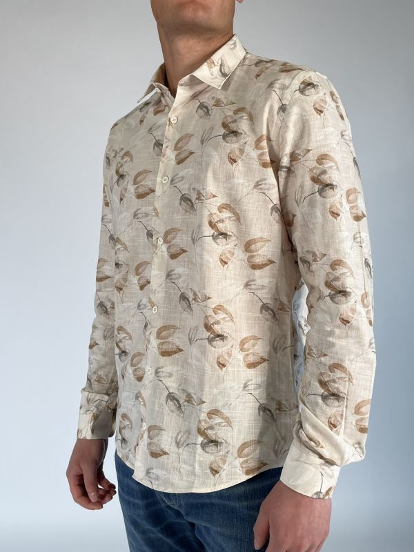 Camicia manica lunga Seinse - beige