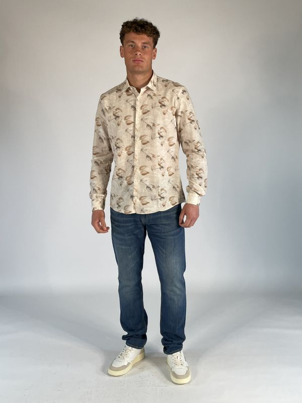 Camicia manica lunga Seinse - beige