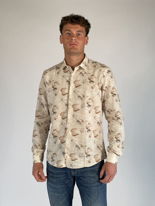 Camicia manica lunga Seinse - beige