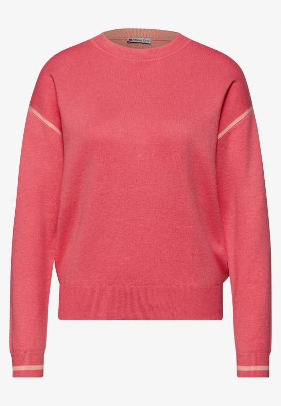 Maglia manica lunga Street One - corallo