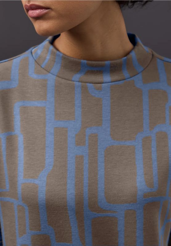 Maglia in felpa Street One - azzurro