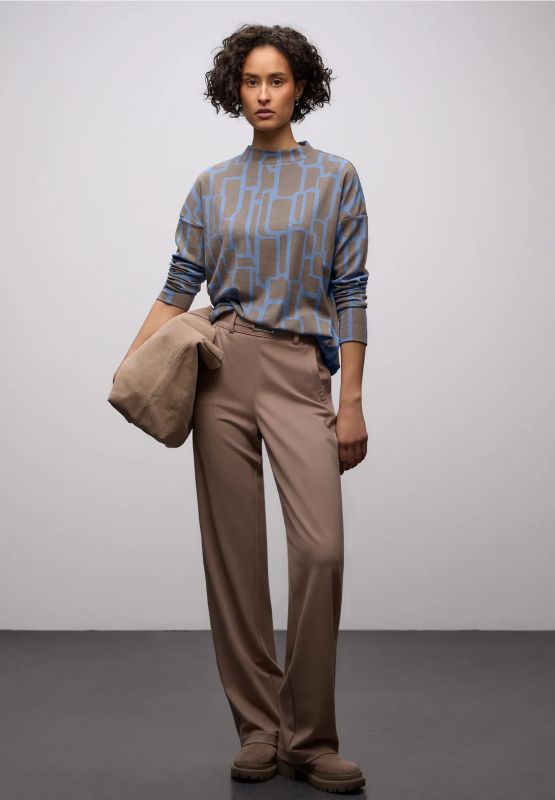 Maglia in felpa Street One - azzurro