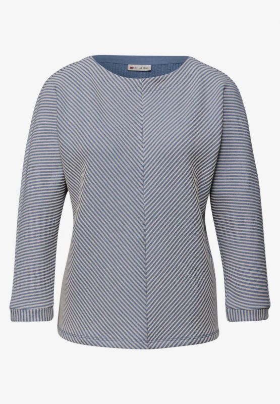 Maglia manica lunga Street One - blu