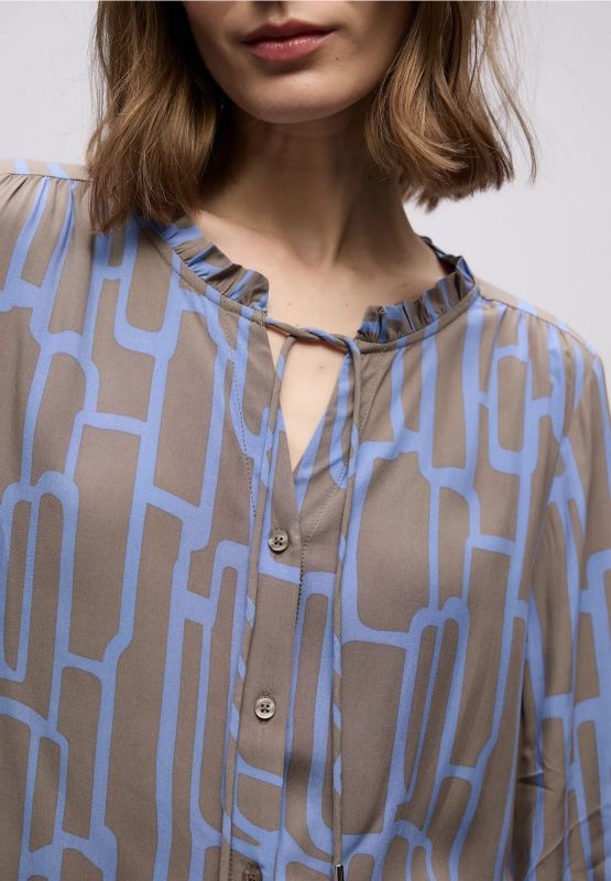 Camicia manica lunga Street One - blu