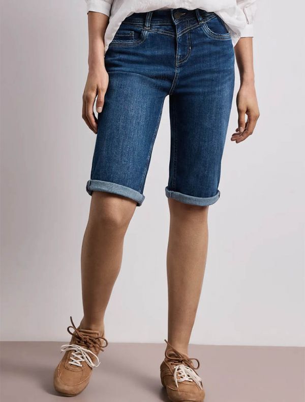 Bermuda jeans Street One - dark blue