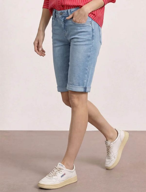 Bermuda jeans Street One - light blue