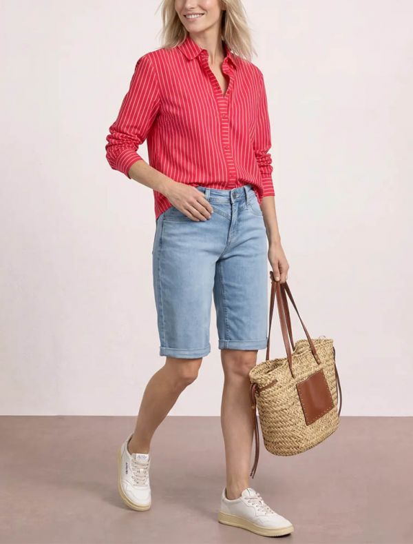 Bermuda jeans Street One - light blue
