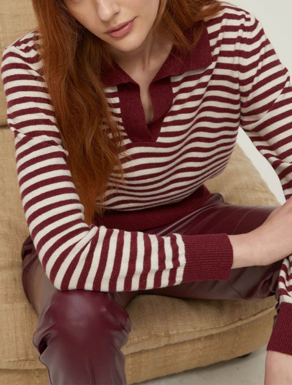 Maglia manica lunga Pennyblack - burgundy