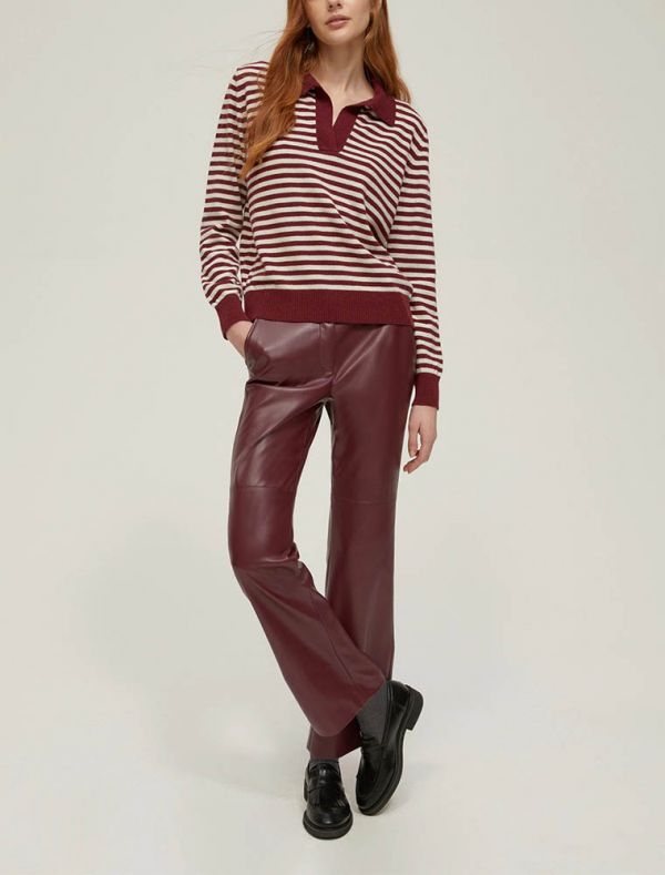 Maglia manica lunga Pennyblack - burgundy