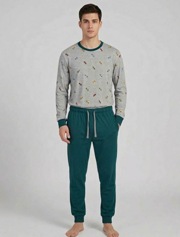 Pigiama lungo Lvb Man - grigio