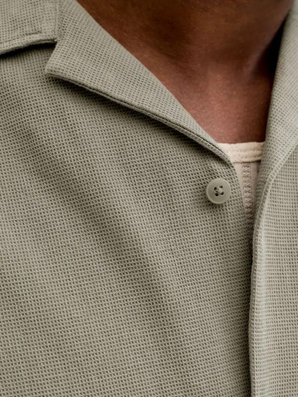 Camicia manica corta Jack & Jones - green