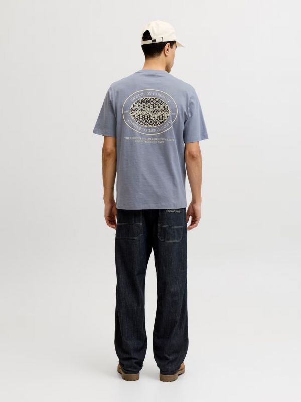 T-shirt manica corta Jack & Jones - avio