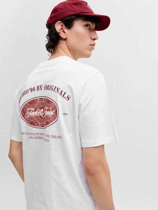T-shirt manica corta Jack & Jones - bright white