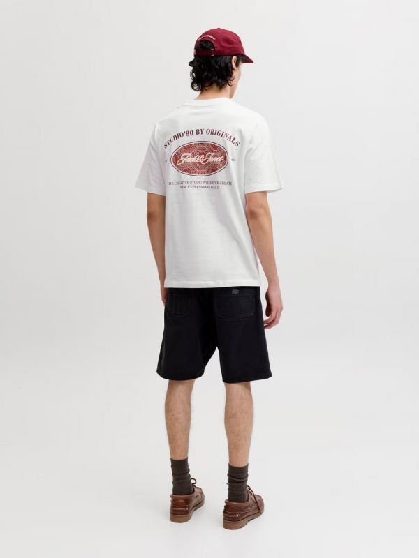 T-shirt manica corta Jack & Jones - bright white