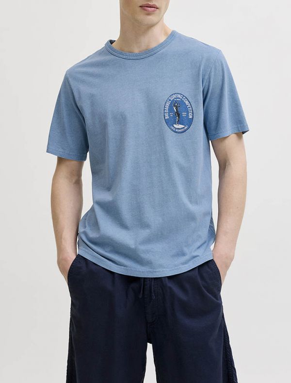 T-shirt manica corta Jack & Jones - avio