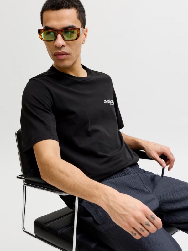 T-shirt manica corta Jack & Jones - black