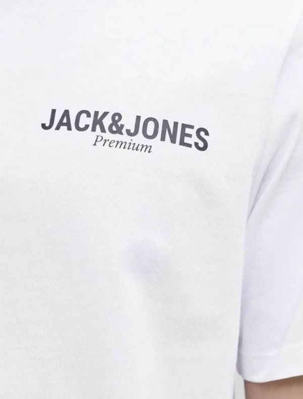 T-shirt manica corta Jack & Jones - white