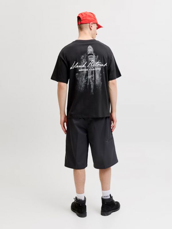 T-shirt manica corta Jack & Jones - black
