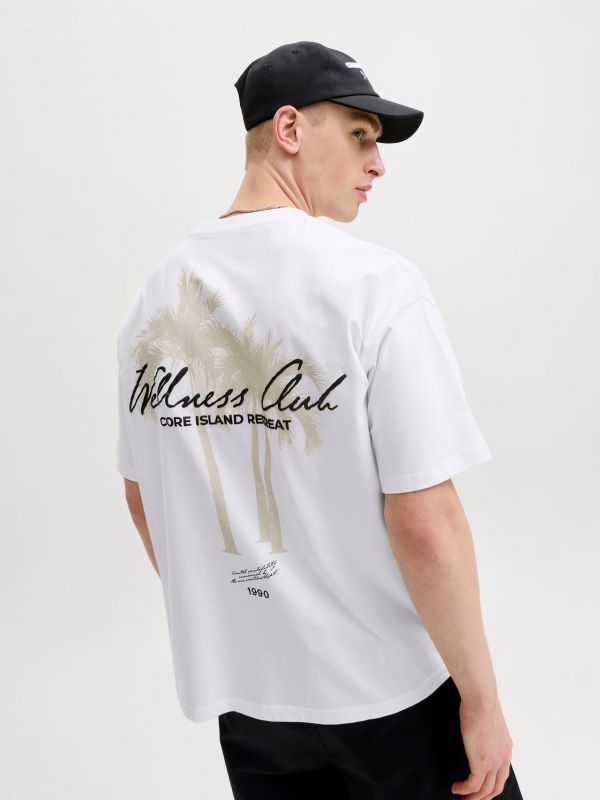 T-shirt manica corta Jack & Jones - bright white