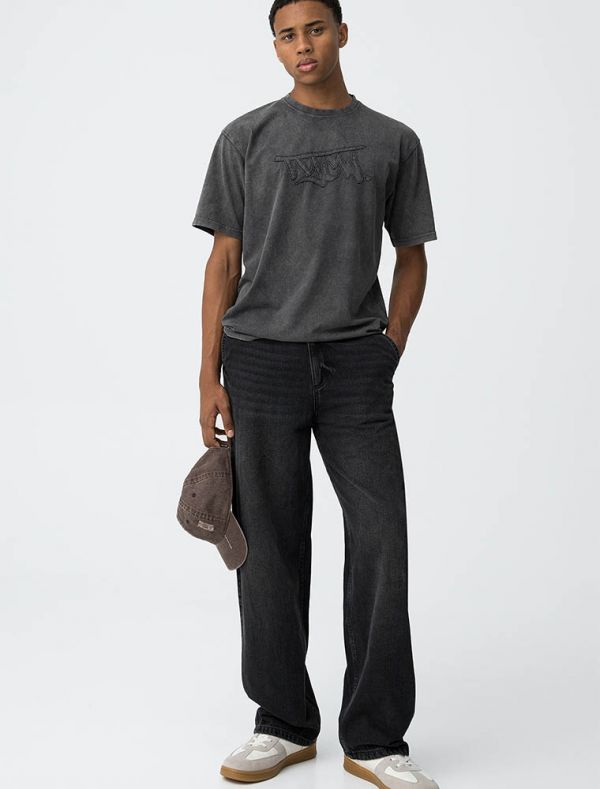 Pantalone jeans Tiffosi - black denim