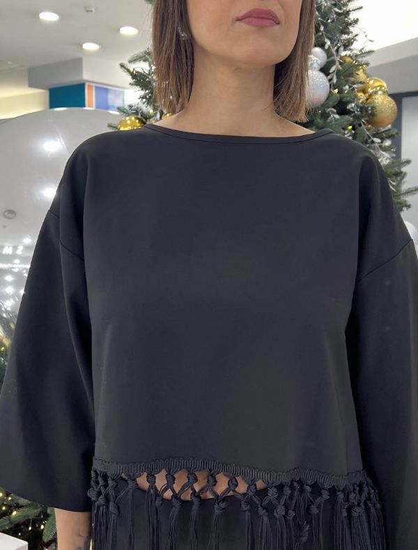 Maglia manica lunga Rinascimento - nero