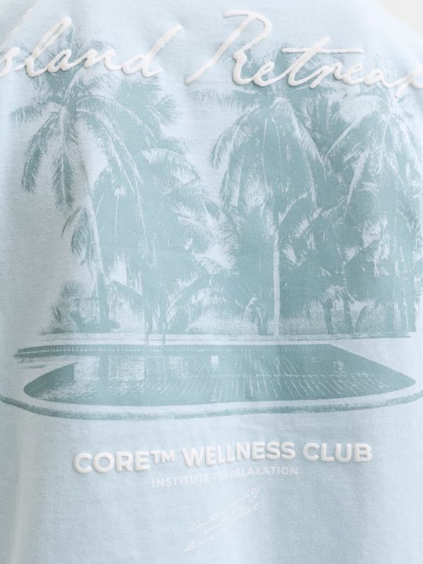 T-shirt manica corta Jack & Jones - azzurro